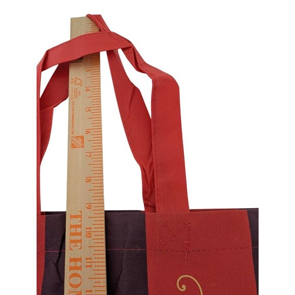 Anthropologie Making Merry Christmas Holiday Reusable Tote Bag Eco Sustainable - Picture 3 of 8